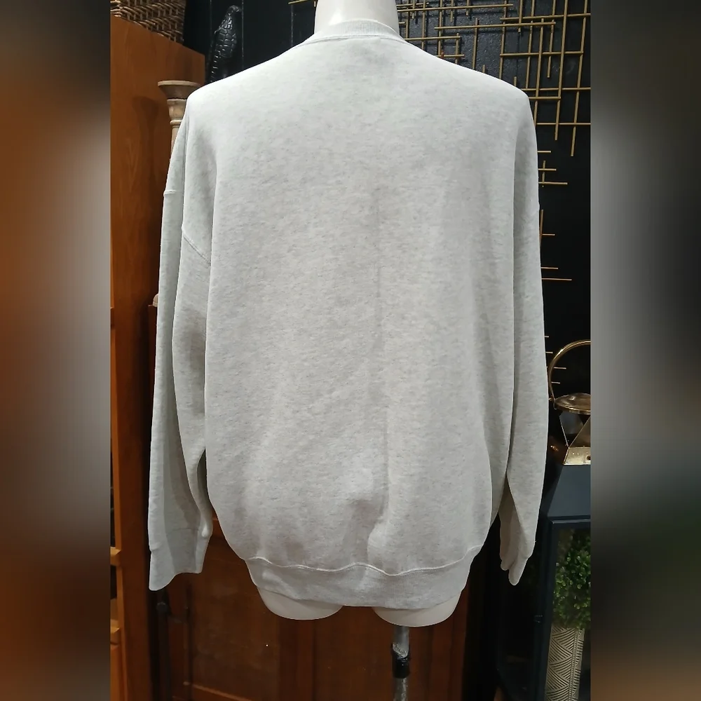 Fruit of the Loom Gray Crewneck Men's Sweater
